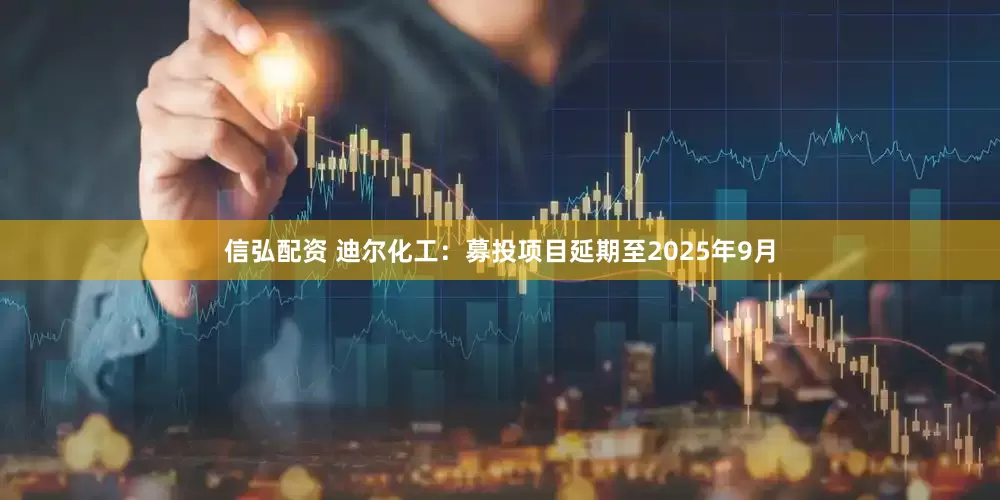 信弘配资 迪尔化工：募投项目延期至2025年9月